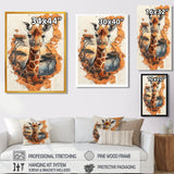 Giraffe Gentle Giant Of Africa - Giraffe Large Canvas Wall Art