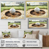 Chasing The Pin Golf Landscape I - Golf Canvas Wall Art