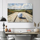 Greens And Dreams Golf Course Landscape I - Golf Canvas Wall Art