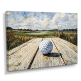 Greens And Dreams Golf Course Landscape I - Golf Canvas Wall Art