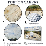 Greens And Dreams Golf Course Landscape I - Golf Canvas Wall Art