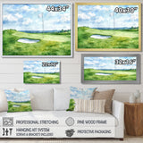 Golf Course Champions Horizon
 I - Golf Canvas Wall Art