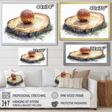 Golf Ball Practice Wood Slide - Golf Canvas Wall Art