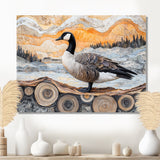 Winter Canadian Dream Of The Goose - Goose Wall Art Prints