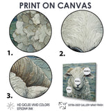 Ewes Gaze Of Sheep Portrait - Sheep Canvas Wall Art