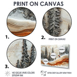 Crystal Skiing In A Winter Landscape I - Skiing Canvas Wall Art