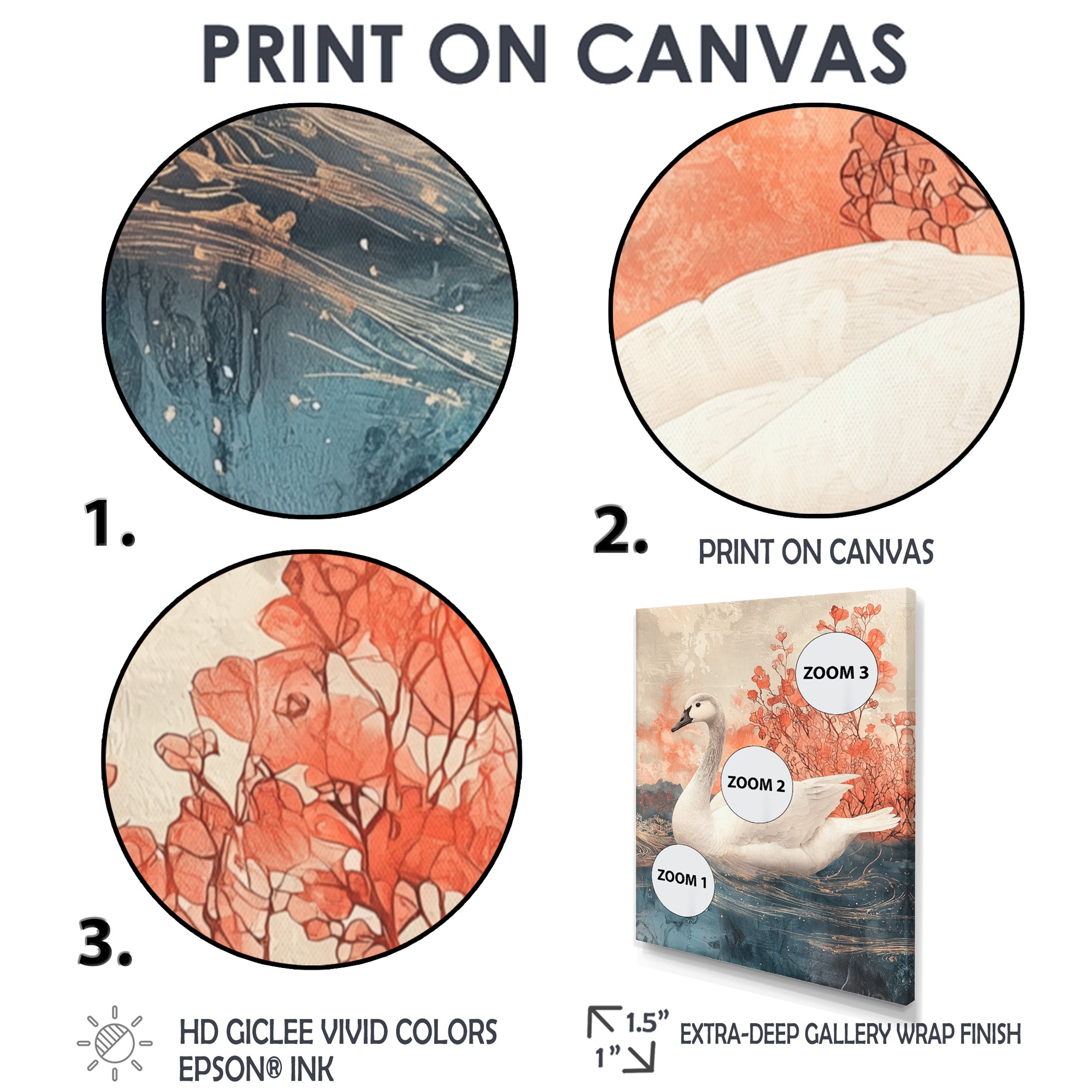 Swan Reflections Of Elegance - Swans Wall Art Prints