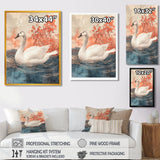Swan Reflections Of Elegance - Swans Wall Art Prints