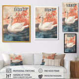 Swan Reflections Of Elegance - Swans Wall Art Prints