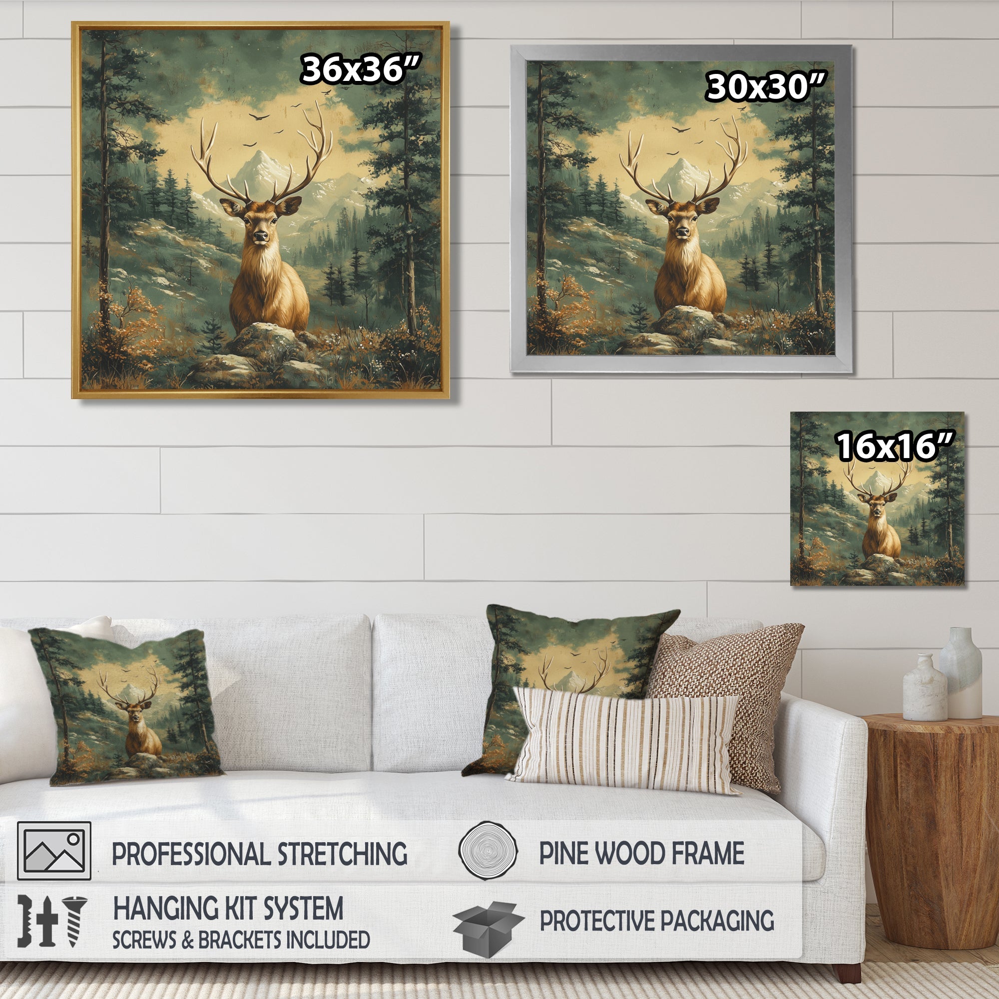 Deer Expedition In USA Rockies - Deer Wall Art Prints