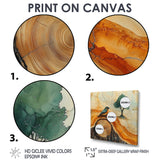 Pink Crystals Color World Map Wood Slide - Woodpecker Bird Wall Art Prints