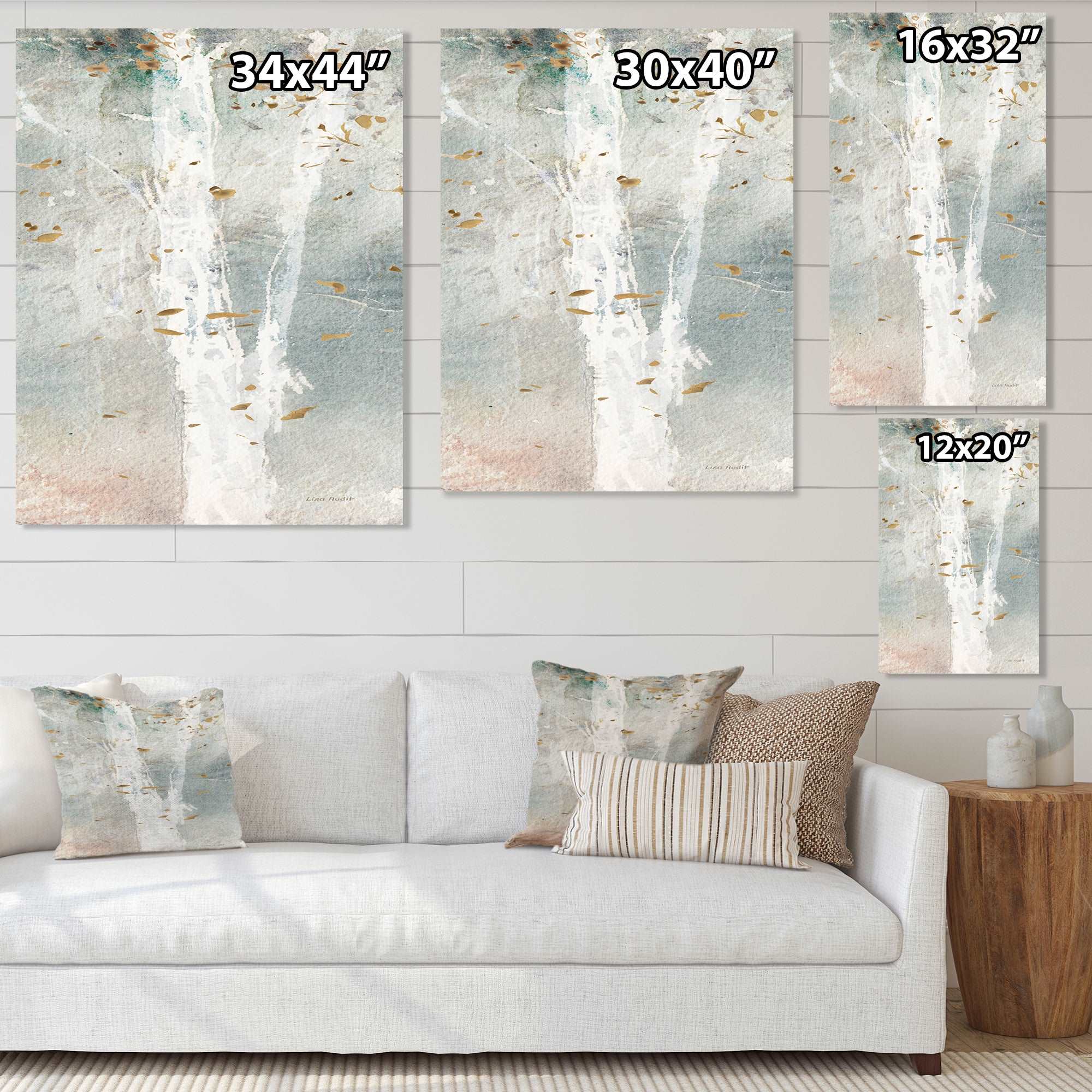 A Woodland Walk into the Forest IV Framed Print Matte White - 1.5" Width