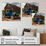 30S Ford Car In Barn II Canvas Canvas