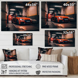 Tt In Underground Garage - Car Exotic Canvas Wall Art