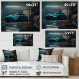 Gt In Underground Garage - Car Exotic Canvas Wall Art