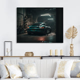 718 In Underground Garage - Car Exotic Canvas Wall Art