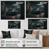 718 In Underground Garage - Car Exotic Canvas Wall Art