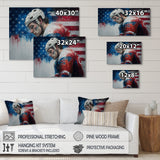 Hockey Player On Break I - Sport Hockey Canvas Wall Art
