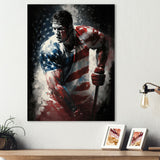 Hockey Playing On The Rink - Sport Hockey Canvas Wall Art