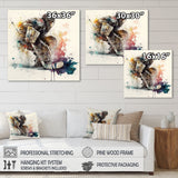 Hockey Goalie During The Hockey Game I - Sport Hockey Canvas Wall Art