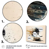 Hockey Player Hitting Puck - Sport Hockey Canvas Wall Art