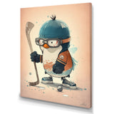 Anime Hockey Penguin - Sport Hockey Canvas Wall Art