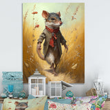 Mouse In Grass - Mouse Living Room Wall Art