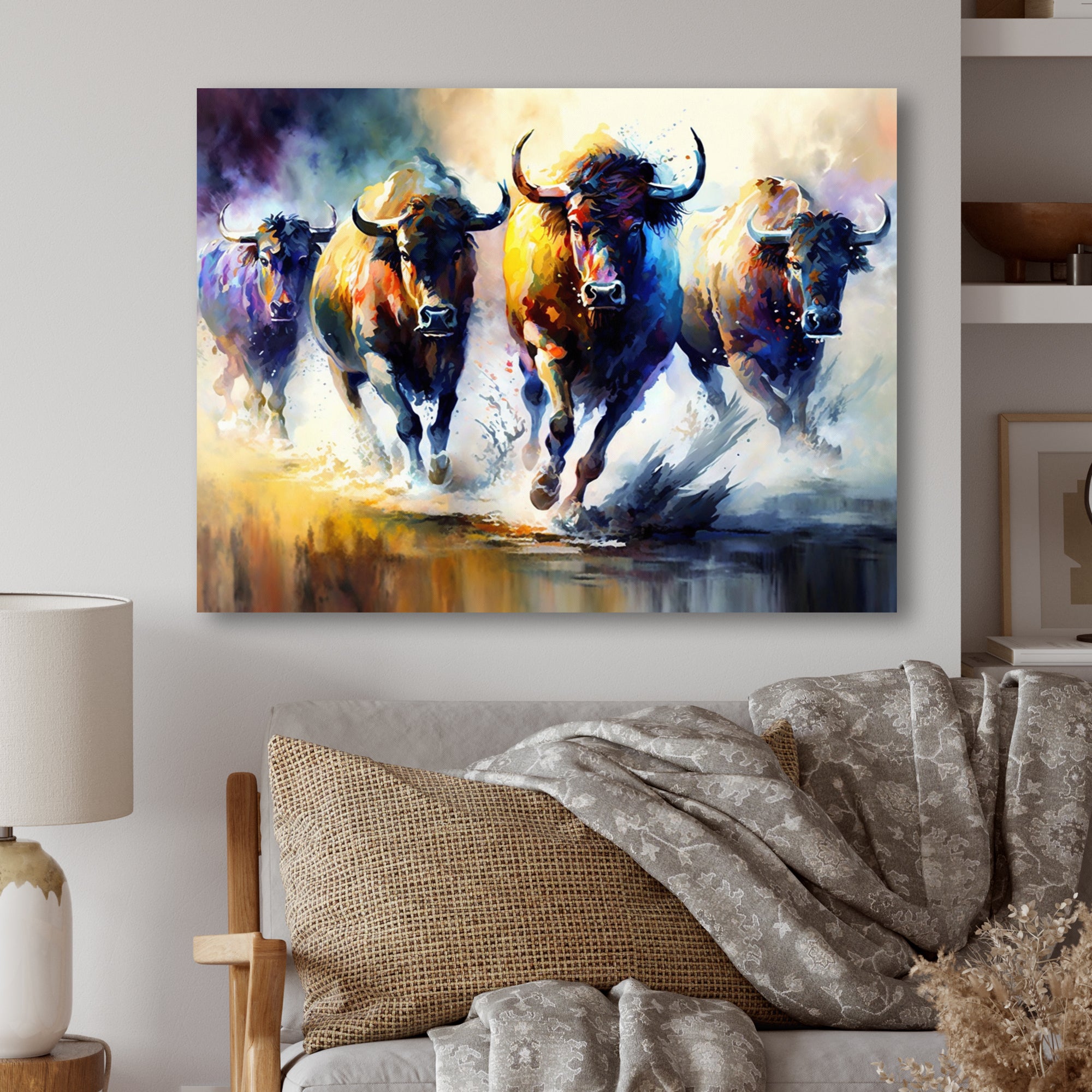 Buffalo's Running - Buffalo Wall Decor