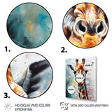 Abstract Giraffe Portrait - Giraffe Home Decor Art