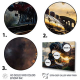 Old Train in USA - Train Canvas Wall Art