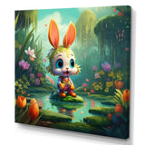 Cute Bunny - Rabbit Bedroom Wall Art