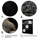 Black White Animal Buffalo Bison - Buffalo Wall Art Prints