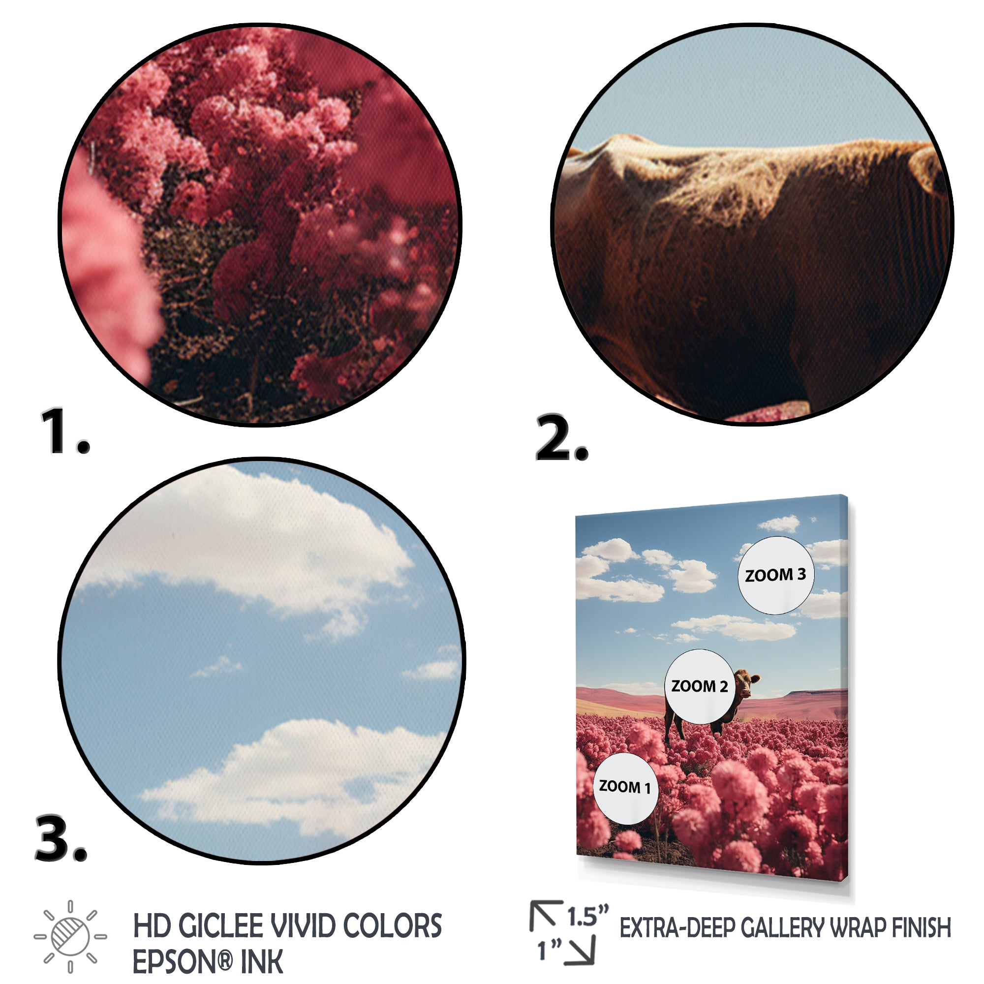 Cow Tranquil Fields - Cow Wall Decor