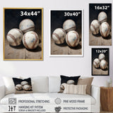 Baseball Subtle Double Play - Sport Baseball Canvas Wall Art