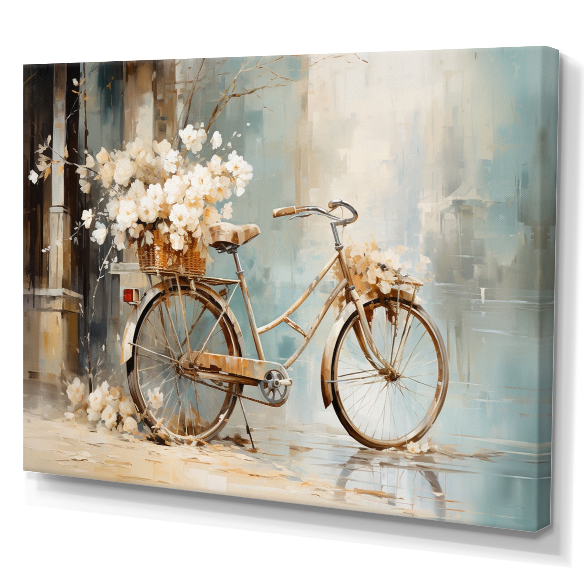 Bicycle Tranquil Pedaling I - Bicycle Canvas Wall Art