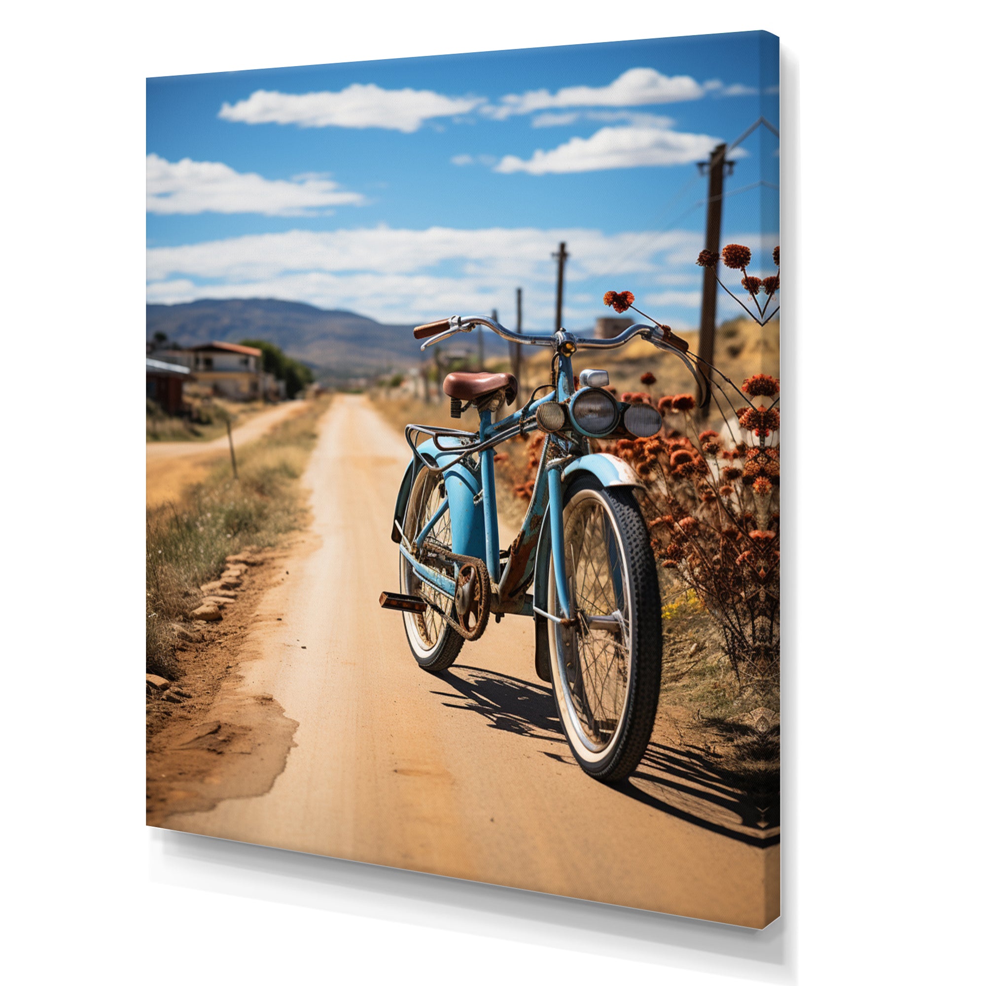 Bicycle Two wheeled Adventure - Bicycle Canvas Wall Art