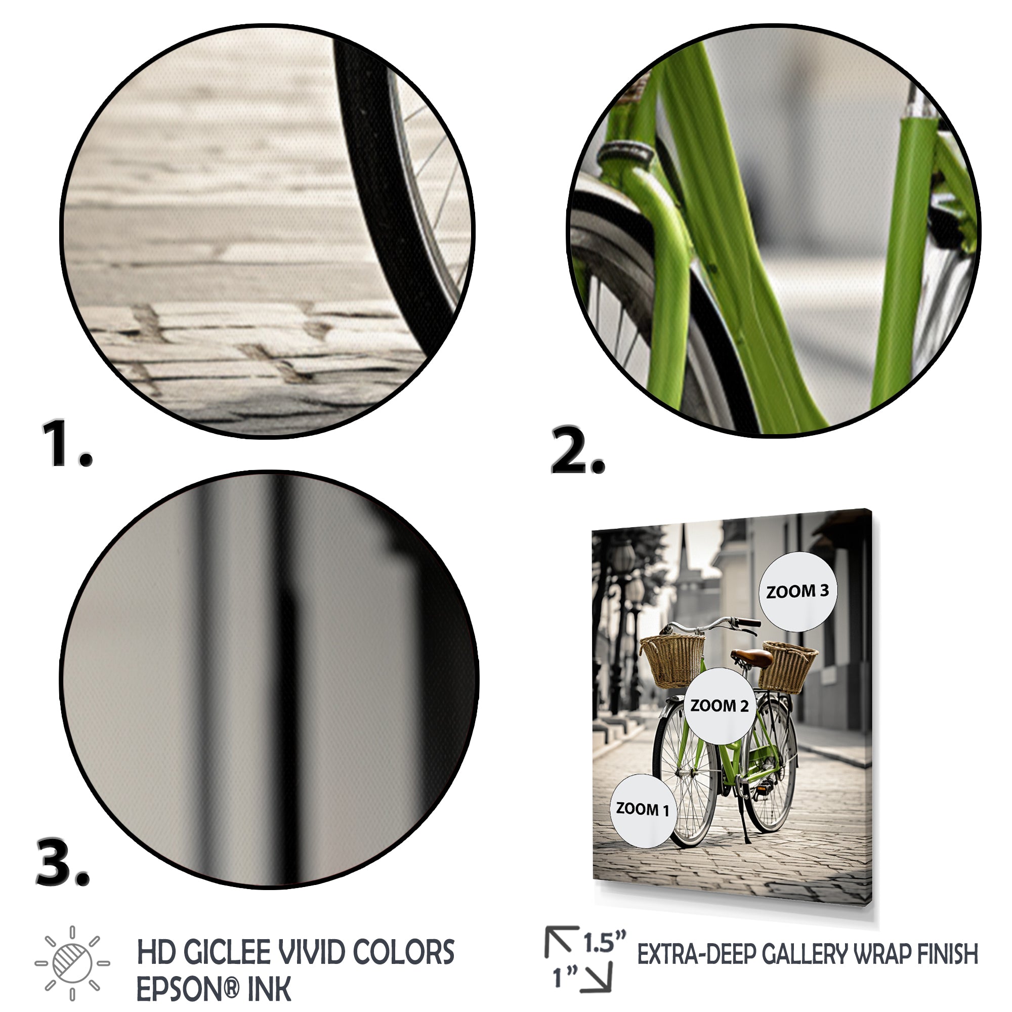 Bicycle Two wheeled Companions - Bicycle Canvas Wall Art