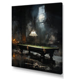 Billard Billiard Noir - Billiards Canvas Wall Art
