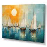 Boat Abstract Coastline I - Boat Canvas Wall Art