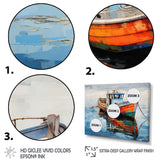 Fishing Boat Melodies I - Boat Canvas Wall Art