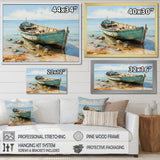 Boat Coastal Melodies - Boat Canvas Wall Art