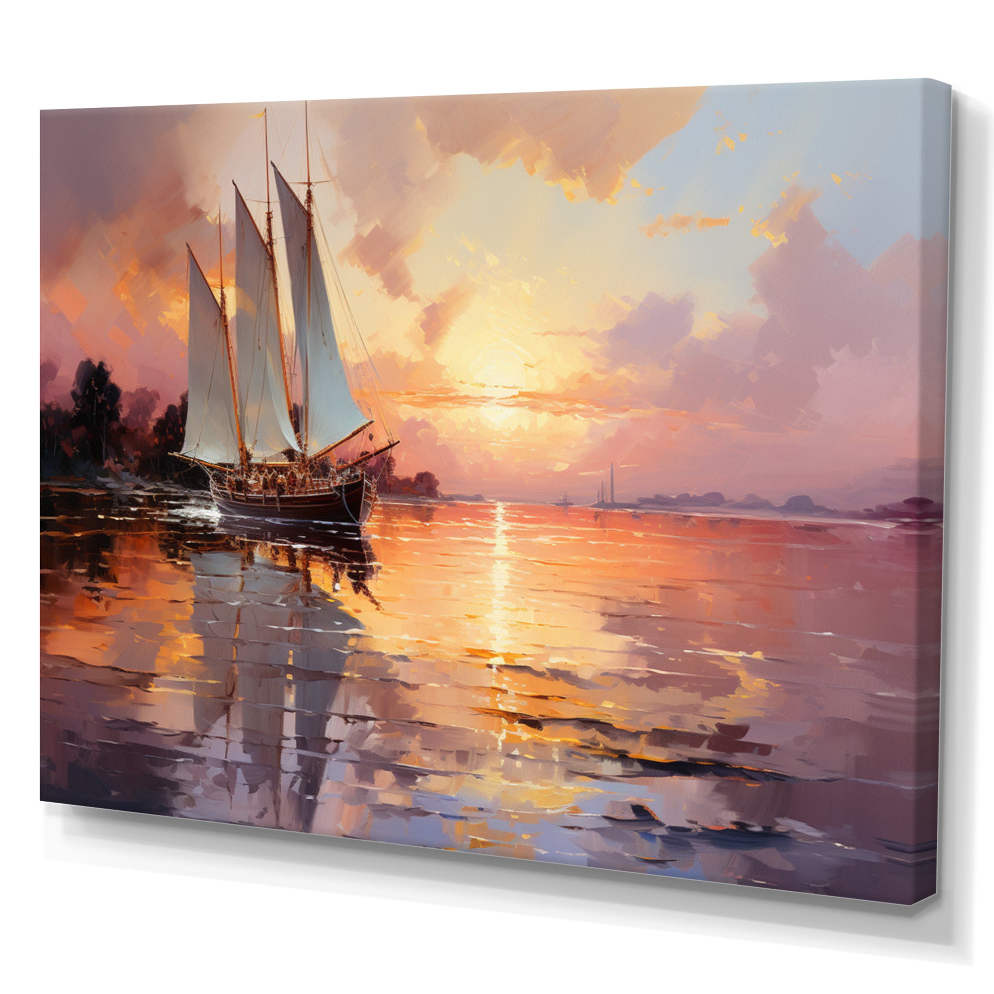 Sail Boat Dreamy Regatta I - Boat Canvas Wall Art