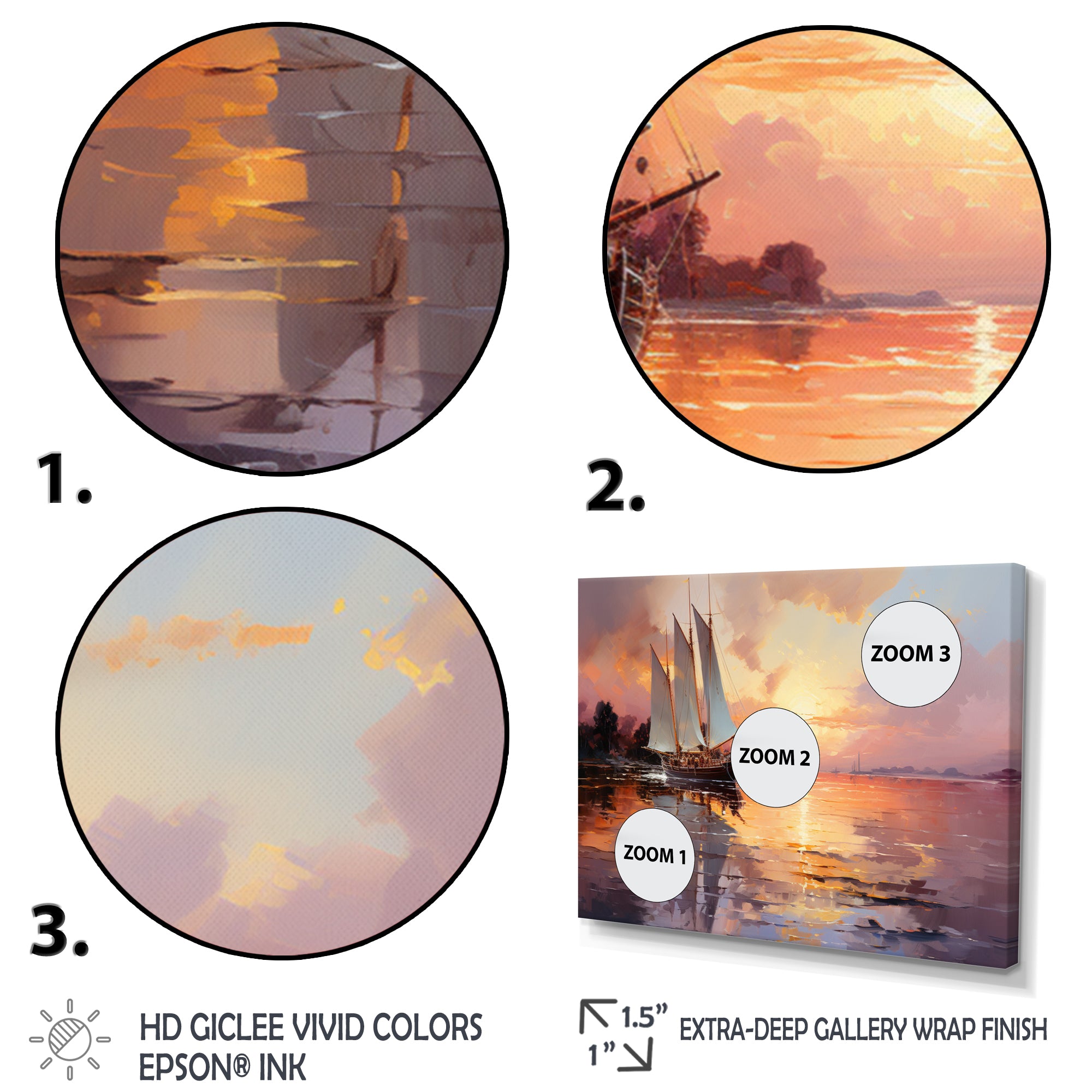 Sail Boat Dreamy Regatta I - Boat Canvas Wall Art