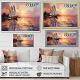 Sail Boat Dreamy Regatta I - Boat Canvas Wall Art