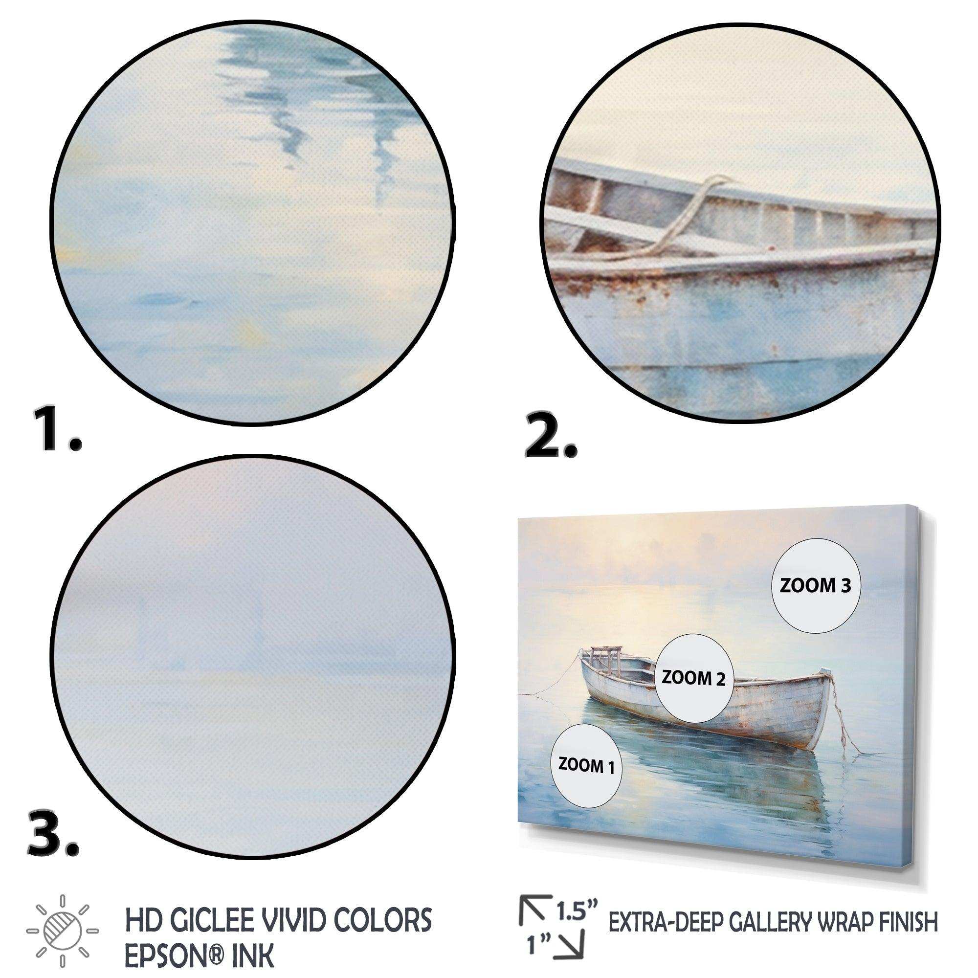 Boat Ethereal Waters I - Transportation Canvas Wall Art