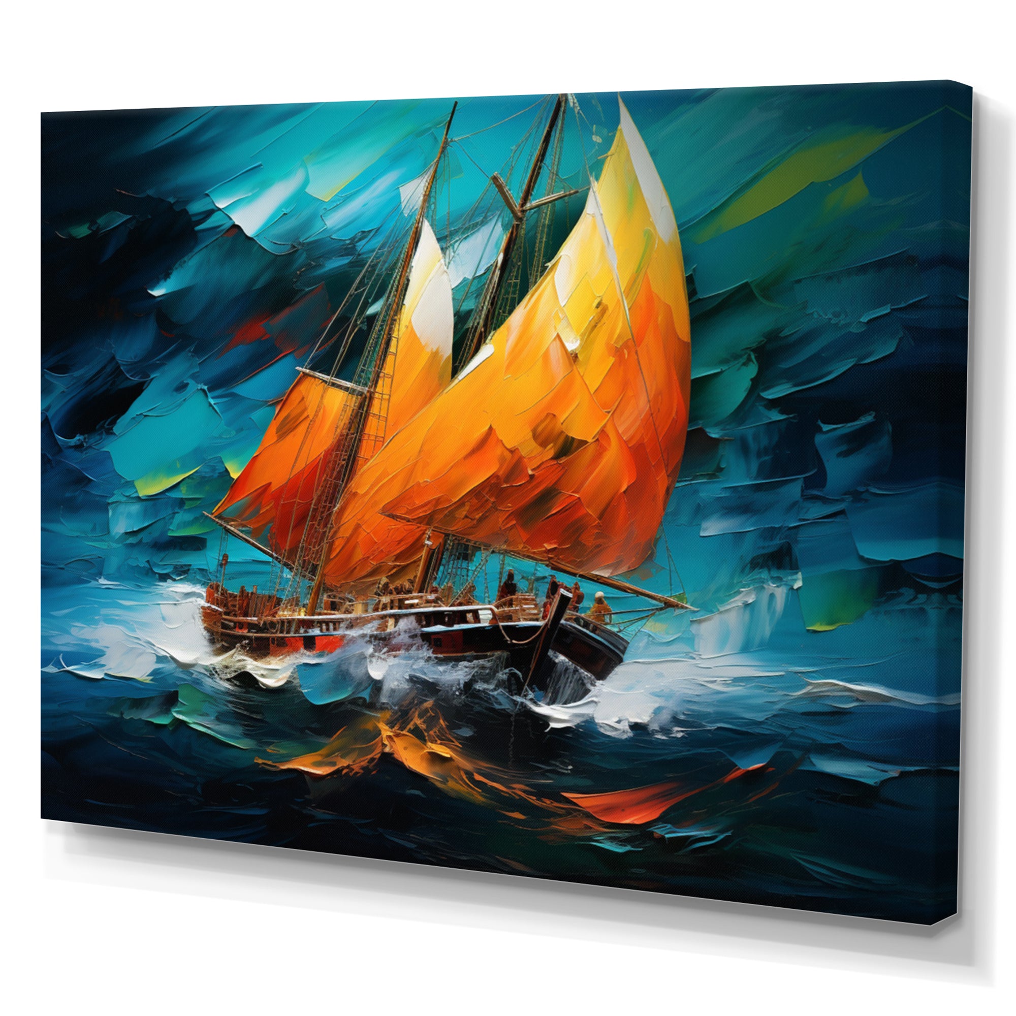 Boat Maritime Fusion - Boat Canvas Wall Art