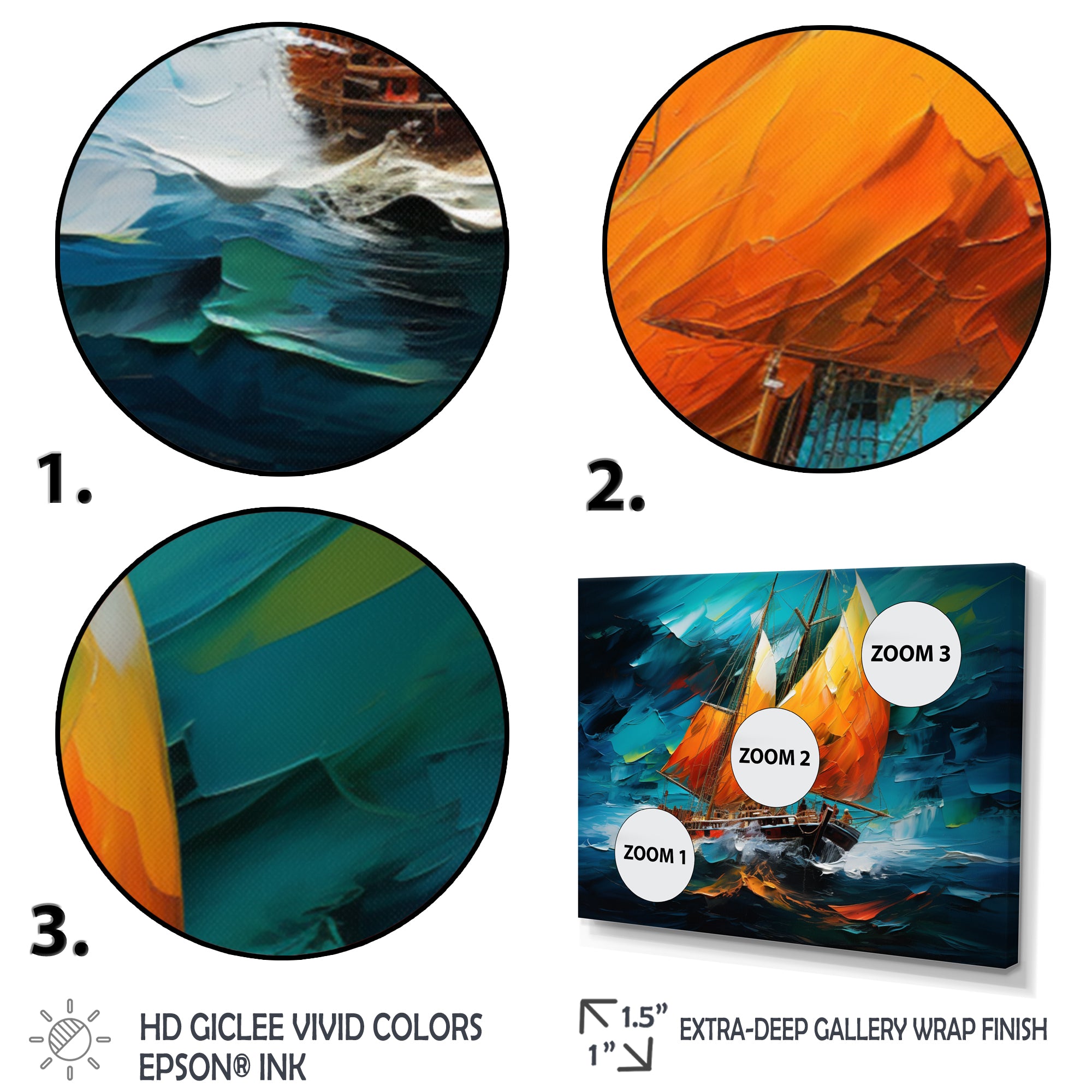 Boat Maritime Fusion - Boat Canvas Wall Art