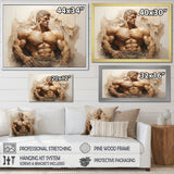 Bodybuilding Eternal Strength I - Aerobic & Bodybuilding Canvas Wall Art