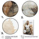 Bodybuilding Front Relaxed Pose I - Aerobic & Bodybuilding Canvas Wall Art