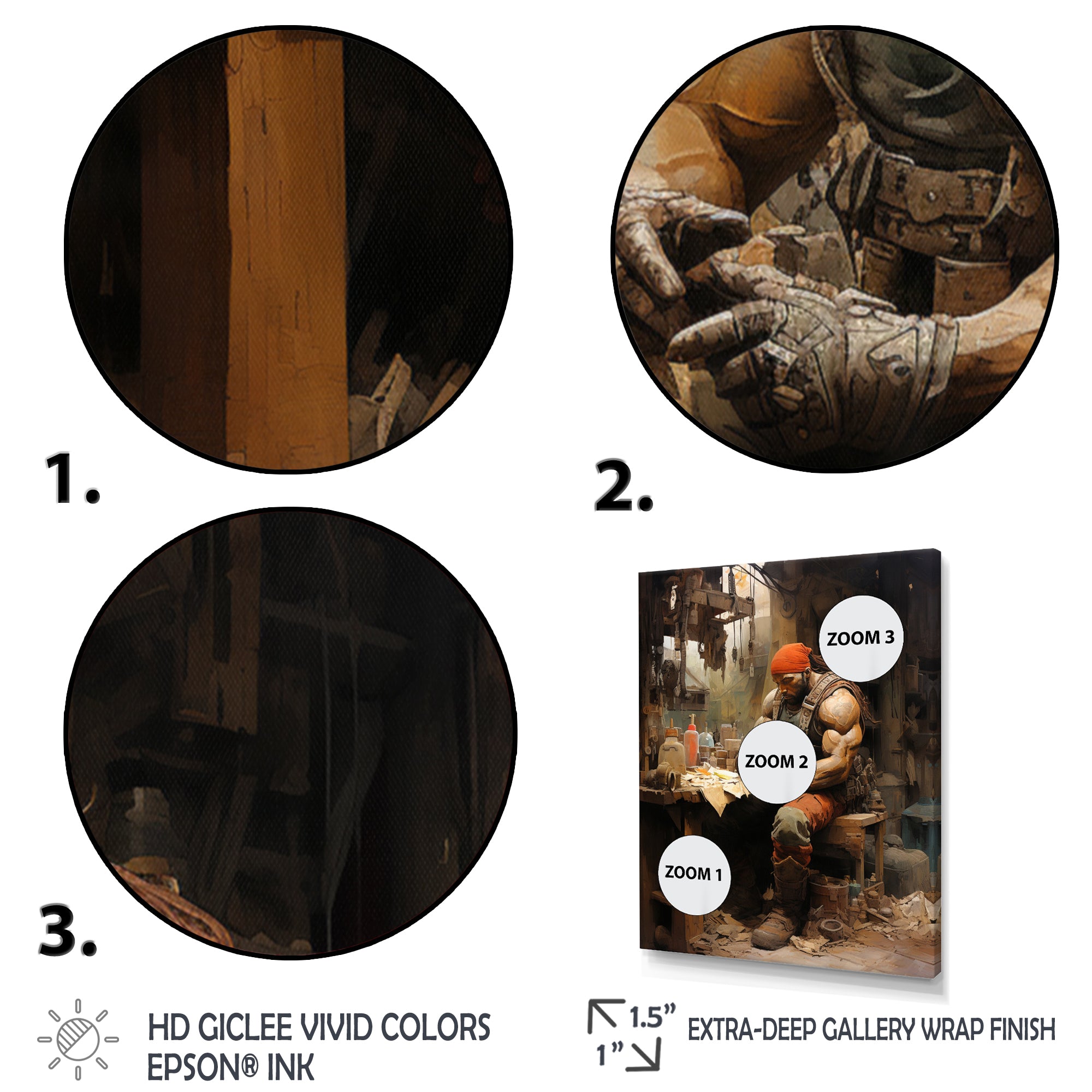 Bodybuilding Sweat And Sacrifice - Aerobic & Bodybuilding Canvas Wall Art